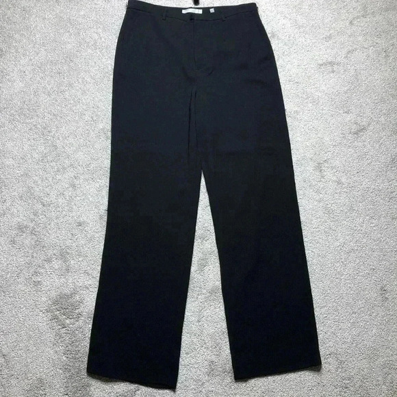 Vince Pants Black Slacks Adjustable Waist - Picture 1 of 10
